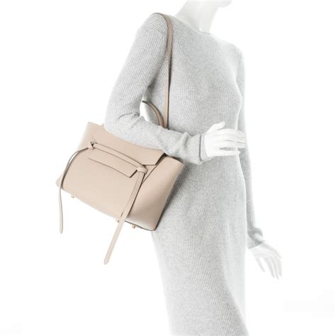 celine mini belt bag light taupe|celine mini bag 11x9.